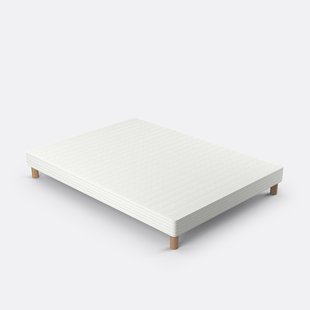 Witte boxspring met 14 latten