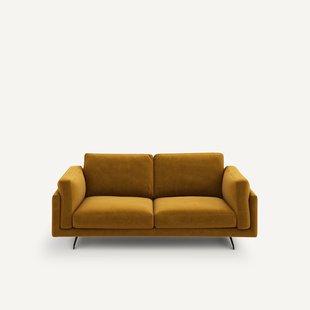 Bank in fluweel, 2-zit, César