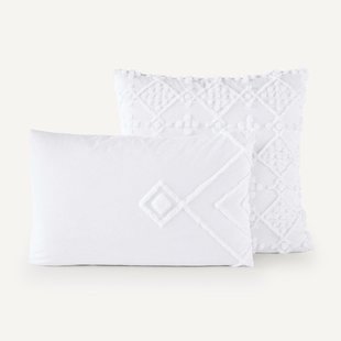 Getufte kussensloop, Bio katoen, Pintu