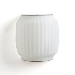 Wandlamp in opaline Canelé