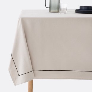Tafelkleed in gewassen linnen/katoen Métis Bourdon