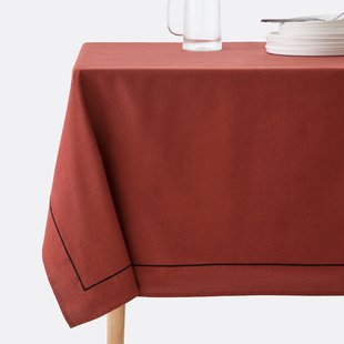 Tafelkleed in gewassen linnen/katoen Métis Bourdon