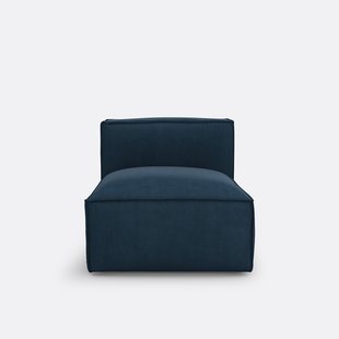 Modulaire comfortzetel in geribd fluweel, Seven