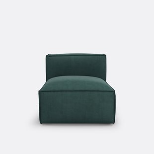 Modulaire comfortzetel in geribd fluweel, Seven