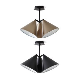 Plafondlamp 3 kegels, Moke