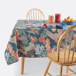 Bedrukt tafellaken Tropic, tergal met antivlekbehandeling