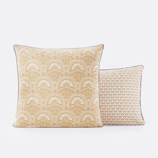 Kussensloop in gewassen zuiver katoen Jaipur