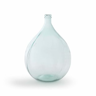 Vaas dame-Jeanne in glas H56 cm, Izolia