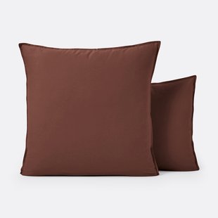 Effen kussensloop in gewassen katoen, Scenario