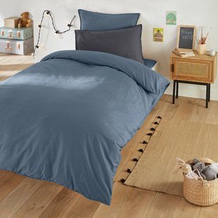 Dekbedovertrek in gewassen katoen, Scenario