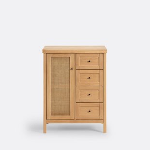 Ladekast 1 deur en 4 lades Gabin