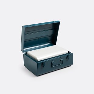 Set van 2 metalen koffers in plaatwerk, Masa