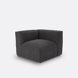 Omvormbare hoekbank, getextureerde stof, Seven