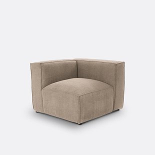 Omvormbare hoekbank, getextureerde stof, Seven