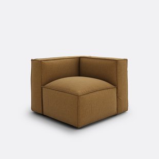 Omvormbare hoekbank, getextureerde stof, Seven