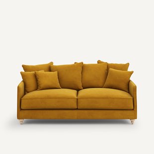 Omvormbare 3-zits fluwelen zetel, Lazare