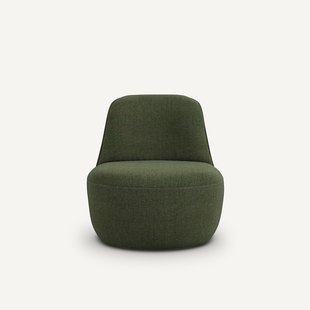 Draaifauteuil in bouclé, Rosebury