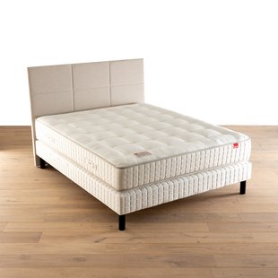 Ensemble matras met veren le Suprême + beddenbodem