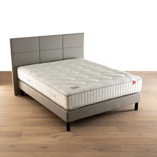 Ensemble matras met veren l'Authentique + beddenbodem