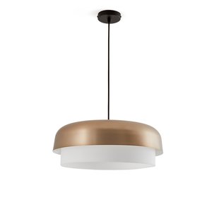 Metalen hanglamp met mokka afwerking, Clepsos