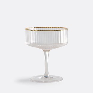 Set van 4 champagneglazen, Lurik