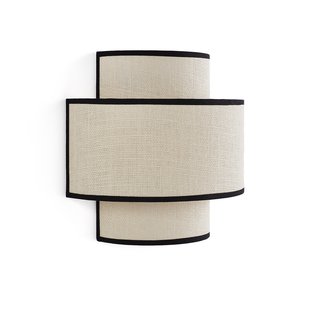 Dubbele wandlamp in jute, Come