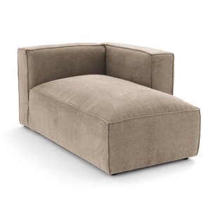 Modulaire longchair getextureerde stof, Seven