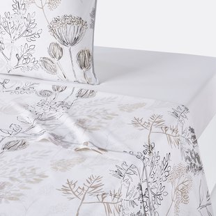 Plat laken in katoen, Romarin