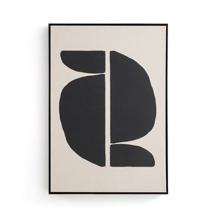 Doek in bedrukt linnen 70x100 cm, Lodga