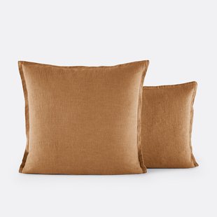 Kussensloop in gewassen linnen Linot