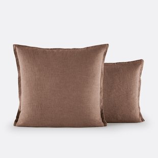 Kussensloop in gewassen linnen Linot