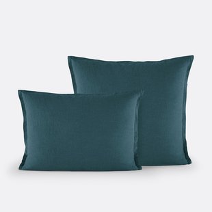 Kussensloop in gewassen linnen Linot