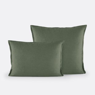 Kussensloop in gewassen linnen Linot