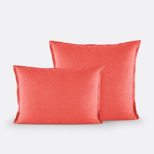 Kussensloop in gewassen linnen Linot