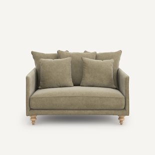 2-zits stonewashed fluwelen bank, Lazare