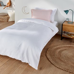 Dekbedovertrek in gewassen linnen, Linot