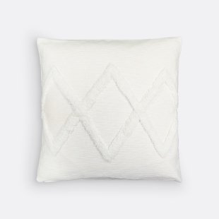 Kussenhoes in getuft katoen 65x65cm, Assa