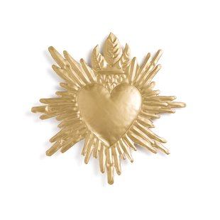 Wanddecoratie ex-voto in messing, Strakaza