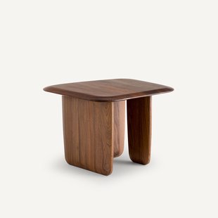 Salontafel in massief notenhout, klein model, Iloss