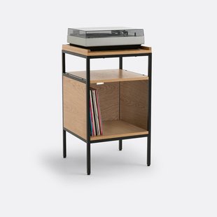 Vinylkast van eikenhout en fineer L48 cm, Volga