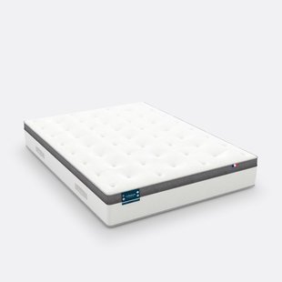 Matras in latex en traagschuim 26 cm, 5 zones