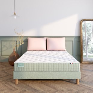 Matras in latex voor gevoelige rug, stevig, 19 cm, 5 zones