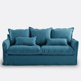 Bank 2-, 3-, 4- of 5-zits, in kreukellinnen, Odna