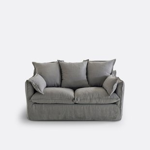 Bank 2-, 3-, 4- of 5-zits, in kreukellinnen, Odna