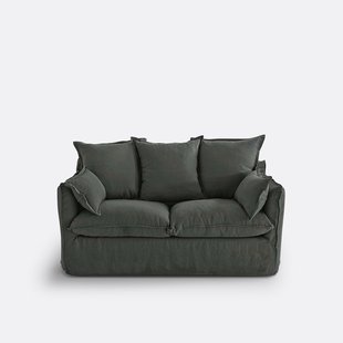 Bank 2-, 3-, 4- of 5-zits, in kreukellinnen, Odna