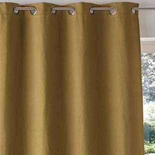 Onega gewassen linnen verduisterend radiatorgordijn