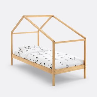 Caban bed in massief dennenhout met lattenbodem Spidou
