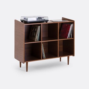 Vintage meubel voor vinylplaten L113 cm, Ronda