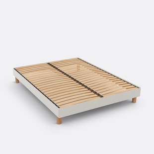 Onbedekte bedbodem met 22 flexibele latten