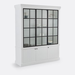 Buffetkast in massief grenenhout en MDF, Xinia